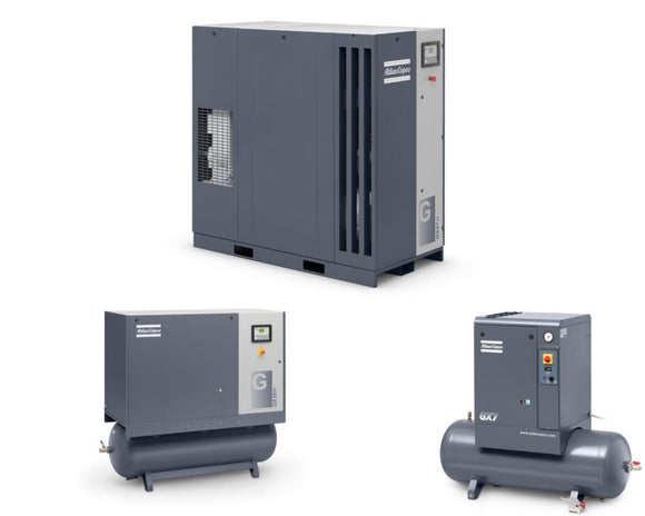 Rotary screw air compressors | Commercial to industrial grade compressed air